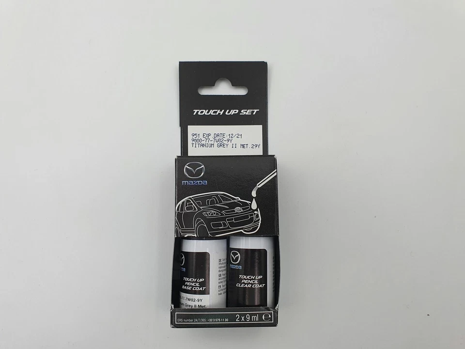 Kit de pincel de retoque original Mazda Titanium Grey II Metalizado 29Y OEM part - Imagem 1 de 1