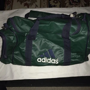 VTG Adidas Green/blue Duffle Gym Bag - Picture 1 of 10