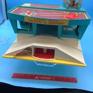 Vintage 1972 Fisher Price #996 Play Family Little People Airport 34 - Bild 1 von 6