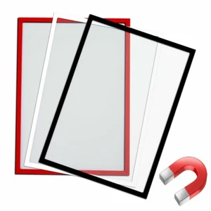 Magnetic document display pocket A4 cover safety notice holder poster - Picture 1 of 4