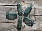 Japanese Antique Glass Fishing Float Set of 5 - Rollers - RefA