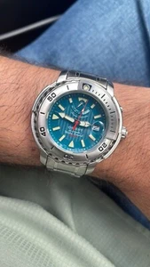 ORIENT M-FORCE Men's Blue/green Beast watch Automatic date blue/green dial - Picture 1 of 11