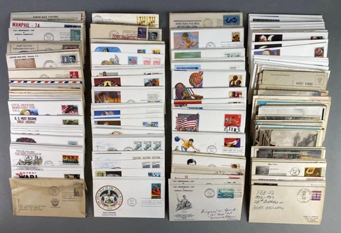Dad's Stamp Collection: First Day Covers Olympics, Military, Patriotic, Historic Cover