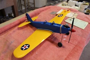 Cox, PT-19 Flight Trainer, Vintage Controline Airplane. - Picture 1 of 9