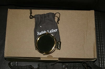 ESPEJO JUDITH LEIBER HECHO EN ITALIA COMO NUEVO ¡NUEVO CON BOLSA! AUTÉNTICO Raro Vintage.!!!  Foto 1 de 4