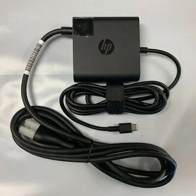 Genuine OEM  HP 65W USB-C Adapter for HP Laptops TPN-CA06  Used - Image 1 of 4