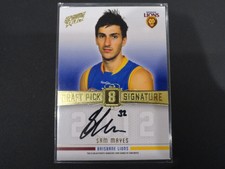 2013 SELECT AFL DRAFT PICK SIGNATURE DPS8 SAM MAYES 089/280