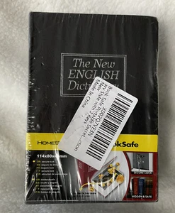 Book Safe Home Safe as The New English Dictionary Black Secure Lock & Key NEW - Picture 1 of 4