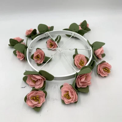 Pottery Barn Kids Felted Roses Baby Crib Mobile ONLY Multi 13" diam #9085R - Image 1 of 4