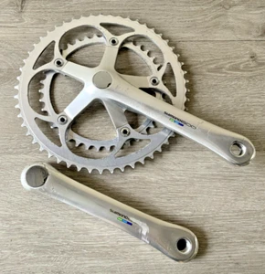 SHIMANO 600 ULTEGRA CRANKSET DOUBLE 6400 53-39 TOOTH 172.5 MM ARMS 6, 7, OR 8 - Picture 1 of 11