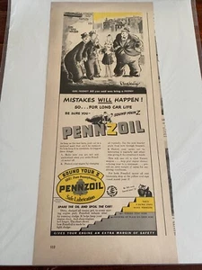 Vintage 1942 Pennzoil You Said Bring A Friend ad - Imagen 1 de 1