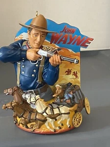 2006 JOHN WAYNE American Icon Cowboy ORNAMENTO CARLTON Suono Nuovo in Scatola 123 - Foto 1 di 12