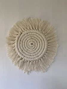 Boho Macrame Coaster - Picture 1 of 4