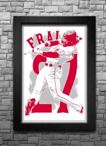 JAKE FRALEY art print/poster CINCINNATI REDS FREE S&H! JERSEY - Picture 1 of 6