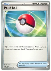 Poké Ball - 185/198 - Scarlet & Violet Base Set - Pokemon - LP - Never Played - Picture 1 of 1