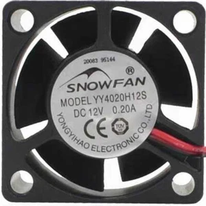 2pcs 4020 hard disk cooling fan 4CM oil bearing YY4020H12S 12V 0.20A 2pin - Picture 1 of 1