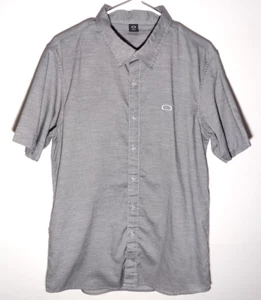 Oakley Mens Button Shirt | Official Luxury Style | Mens Medium - Picture 1 of 5