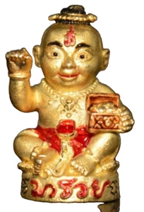 Amulet Kumantong Small Talisman Fetish Charm Magic Money Fortune Wealth Business - Picture 1 of 5