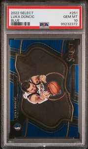 2022 Panini Select Luka Doncic #251 Blue Courtside PSA 10 - Bild 1 von 2