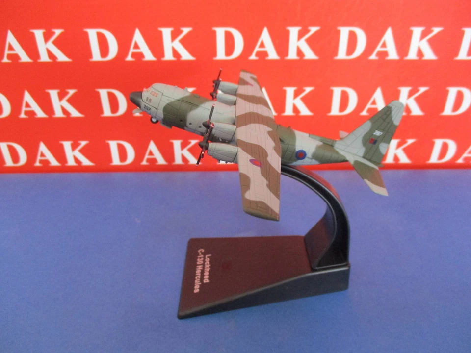 Die cast 1/250 Modellino Aereo Aircraft Lockheed C-130 Hercules RAF UK - Immagine 1 di 4