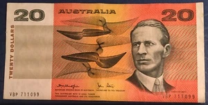 Aust $20 VBP 711099 Knight/Stone - Picture 1 of 2