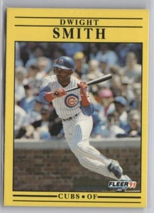 1991 Fleer Baseball Card #432 Dwight Smith - Picture 1 of 2