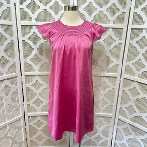 Vestido de seda Calypso St. Barth para mujer L rosa fiesta cóctel resort viaje lujo - Imagen 1 de 11