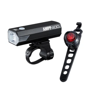 Cateye AMPP 400 / ORB wiederaufladbares Fahrradlichtset - Bild 1 von 6