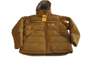 Carhartt Men's Montana Insulated Rain Defender Puffer Jacket Large New Tags - Picture 1 of 9