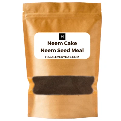 Neem Cake / Seed Meal - (Azadirachta indica) 100% Pure Organic Raw Vegan Bulk - Image 1 of 4