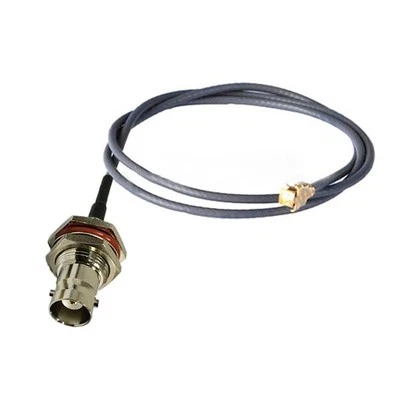 u.fl to BNC female nut pigtail cable 15cm for PCI Wifi Card wireless Router - Image 1 of 4