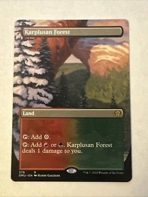 Karplusan Forest X1 Dominaria Reunited NM Condition See Pics Front Back - Image 1 of 2