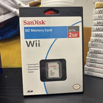 SanDisk SD Gaming Memory Card 2GB for Nintendo Wii - NEW - Image 1 of 4