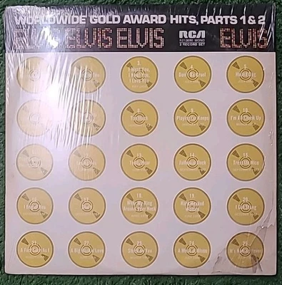 ELVIS PRESLEY Worldwide Gold Award Hits Vol 1 Box Set 4X LP Vinyl MONO NM - Image 1 of 4