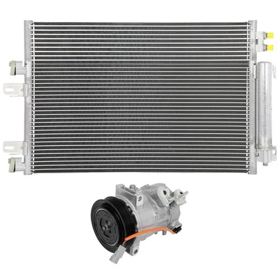 AC Condenser & Compressor Cooling Kit For 2009 2010 2011-2016 Jeep Patriot Foto 1 de 4