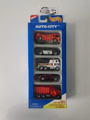 1996 Hot Wheels Auto-City упаковка 5 шт. - Peterbilt Dump - Изображение 1 из 4