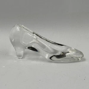 Clear Glass Cinderella Slipper with Rhinestone Heart – Decorative  Shoe Figurine - Picture 1 of 9