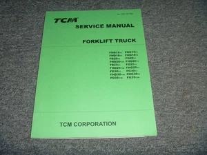TCM FHD15T3 Carrello elevatore carrello elevatore officina manuale riparazione n. SEF-0F7BE xo - Foto 1 di 8