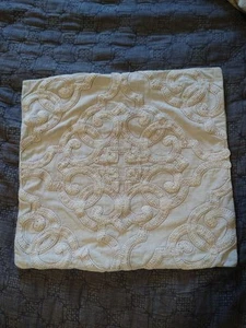 Pottery Barn Drew Embroidered Blush Pink Pillow Cover - Picture 1 of 9