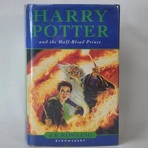 Harry Potter and the Half-Blood Prince 1st Ed. 1st Print w/ Error Bloomsbury UK - Picture 1 of 8