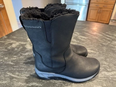 Botas de nieve impermeables polares altas Merrell Encore 4 negras para mujer $160 7,5 Foto 1 de 4