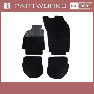 4x Alfombrillas para PORSCHE 964 993 Alfombras Terciopelo con Protector de Tacón Juego NEGRO Foto 1 de 4