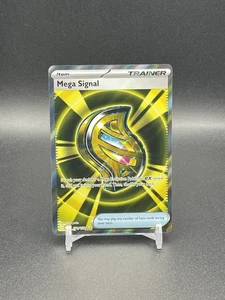Mega Signal 171/132 Pokémon Mega Evolution Full Art Holo Rare - NM/Mint - Picture 1 of 3