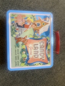 Candy Land Game Series 1998 Hasbro Multicolor Tin/Metal Kids Lunch Box - Picture 1 of 8