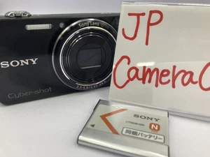 English OK Excellent SONY Cyber-shot DSC-WX100 black Digital Camera 1636 - Picture 1 of 18
