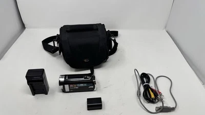 Videocámara digital JVC GZ-EX210BU Everio negra con batería probada funcionando Foto 1 de 4