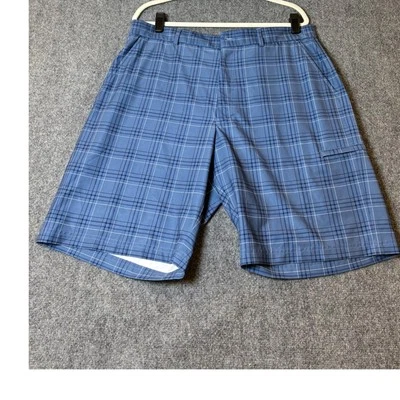 Pebble Beach Performance Golf Shorts Plaid Moisture Wicking Golf Casual Size 38 - Image 1 of 4