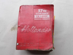 HOLLANDER 57TH AUTO CAR & TRUCK INTERCHANGE MANUAL 1991 BOOK FOREIGN DOMESTIC - Picture 1 of 8