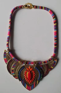 COLLANA  Bohémien STILE ETNICO - Foto 1 di 3