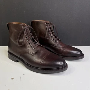 Polo Ralph Lauren Asher Boots Men’s 11 100% Leather Cap Toe Vibram Sole - GREAT! - Picture 1 of 12